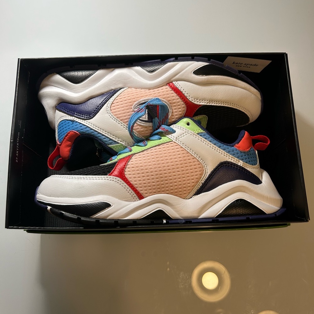 Champion Multicolor Chunky Sneakers - White, Pink, Blue & Red
